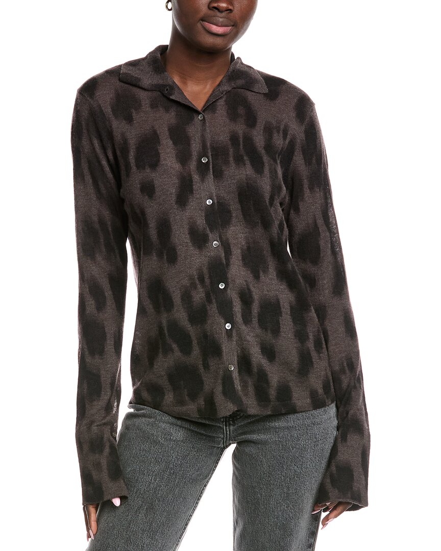 Осенняя кашемировая рубашка с водяным леопардовым принтом Autumn Cashmere
Осенняя кашемировая рубашка с водяным леопардовым принтом Autumn Cashmere