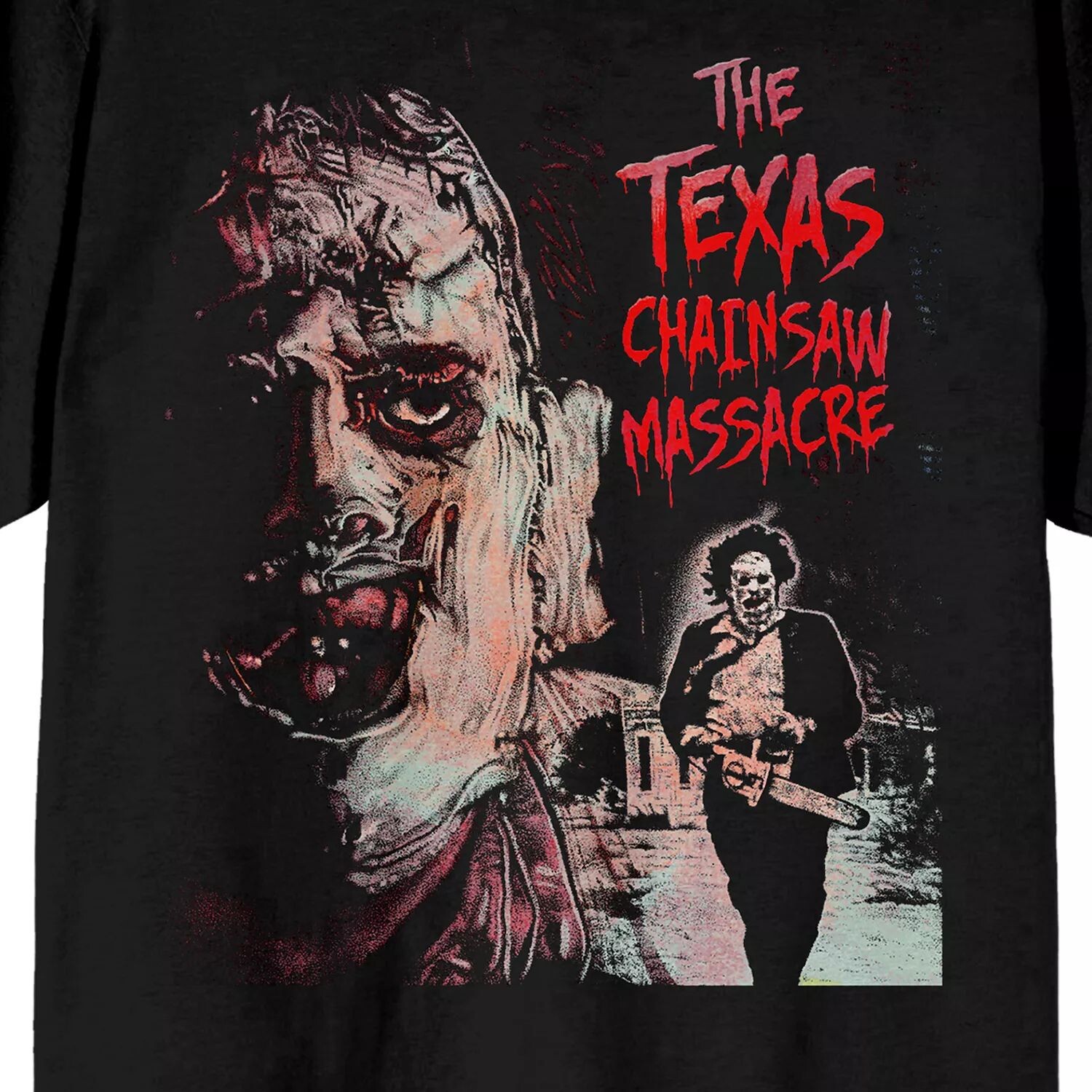 Мужская футболка с рисунком Texas Chainsaw Massacre Licensed Character
Мужская футболка с рисунком Texas Chainsaw Massacre Licensed Character