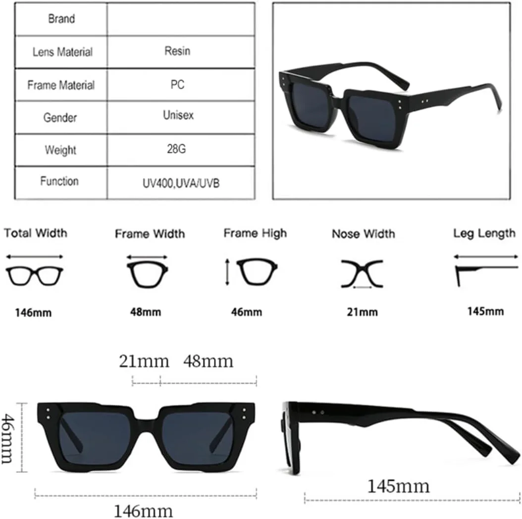 Ретро-солнцезащитные очки «кошачий глаз» для женщин с прозрачными линзами цвета океана, модные очки для мужчин с заклепками в стиле панк VVTWSSW, Black Blue
Ретро-солнцезащитные очки «кошачий глаз» для женщин с прозрачными линзами цвета океана, модные очки для мужчин с заклепками в стиле панк VVTWSSW, Black Blue