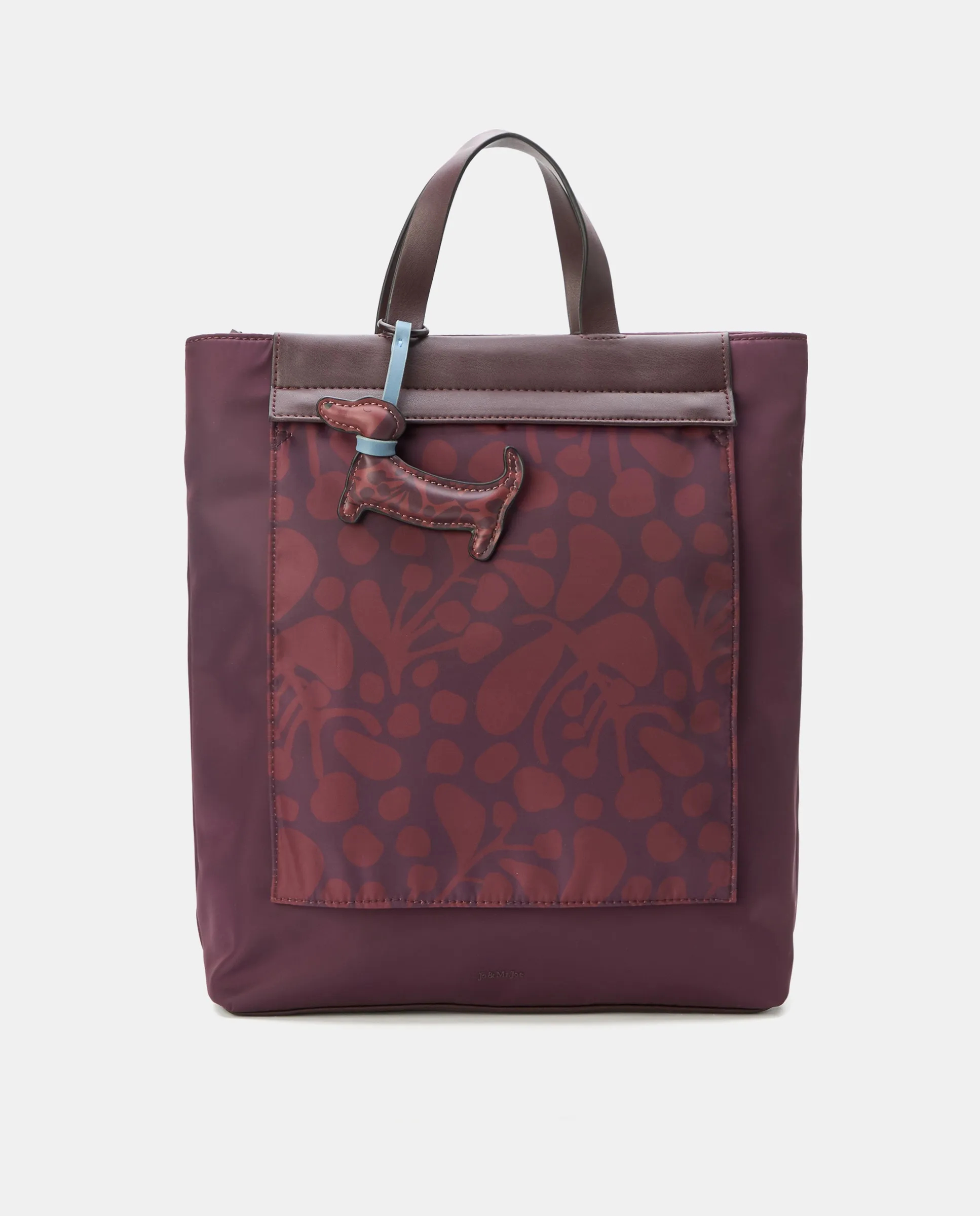 Рюкзак с передним карманом и реверсивным принтом Jo & Mr. Joe, бордовый
Рюкзак с передним карманом и реверсивным принтом Jo & Mr. Joe, бордовый