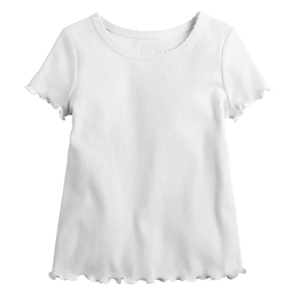 Футболка с салатовым краем в рубчик для девочек 4–12 лет Jumping Beans, белый
Футболка с салатовым краем в рубчик для девочек 4–12 лет Jumping Beans, белый