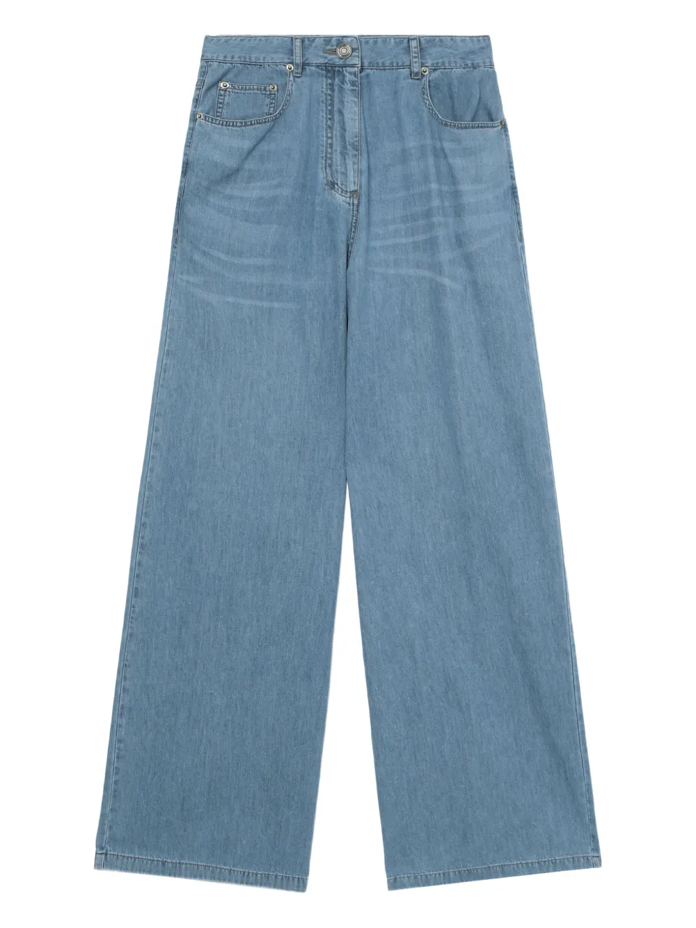 Широкие джинсы с завышенной талией Juun.J, синий
Широкие джинсы с завышенной талией Juun.J, синий