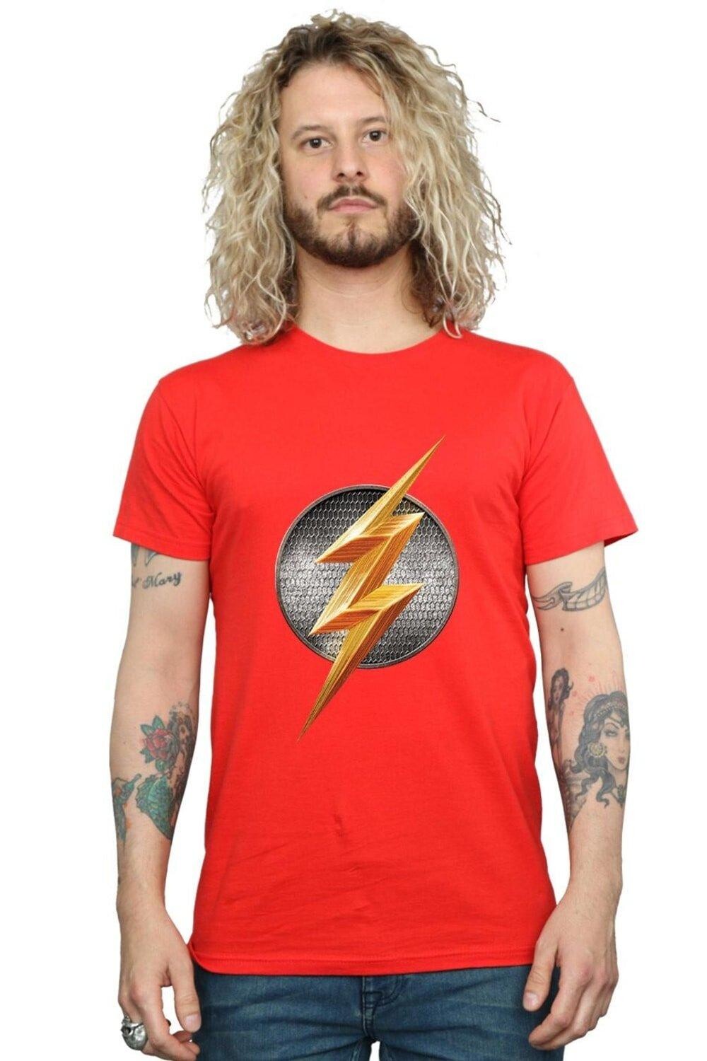 Футболка с эмблемой фильма «Лига справедливости» DC Comics, красный
Футболка с эмблемой фильма «Лига справедливости» DC Comics, красный