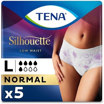 Брюки TENA Lady Silhouette, стандартные, большие — упаковка из 5 шт.
Брюки TENA Lady Silhouette, стандартные, большие — упаковка из 5 шт.