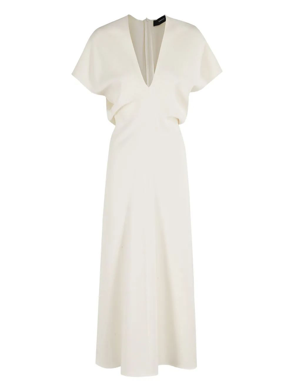 Платье миди с V-образным вырезом Federica Tosi, белый
Платье миди с V-образным вырезом Federica Tosi, белый