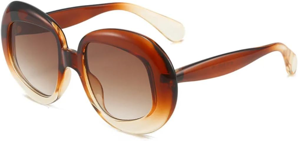 Модные овальные солнцезащитные очки с контрастными цветами для женщин, ретро-квадратные, с прозрачными градиентными линзами, защита от УФ-излучения UV400, модные, роскошные, в стиле панк UATXTAU, Brown
Модные овальные солнцезащитные очки с контрастными цветами для женщин, ретро-квадратные, с прозрачными градиентными линзами, защита от УФ-излучения UV400, модные, роскошные, в стиле панк UATXTAU, Brown