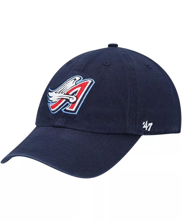 Мужская темно-синяя регулируемая шляпа '47 California Angels 1997 Wings Logo Cooperstown Collection Clean Up '47 Brand, синий
Мужская темно-синяя регулируемая шляпа '47 California Angels 1997 Wings Logo Cooperstown Collection Clean Up '47 Brand, синий
