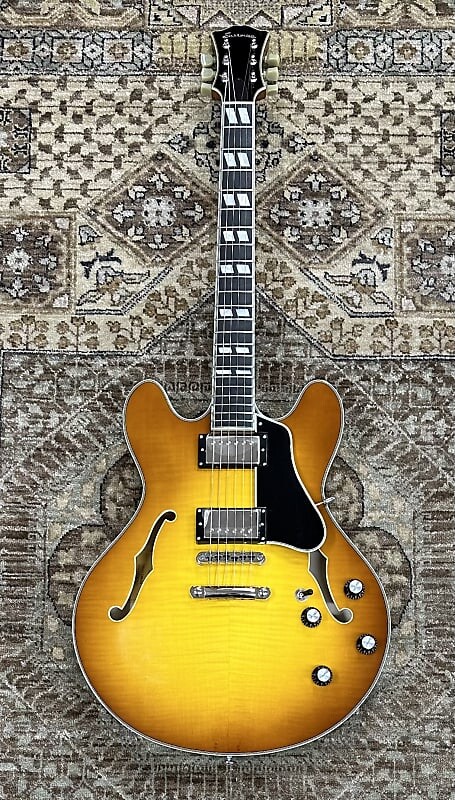 Электрогитара Eastman T486-GB 16" Thinline Deluxe in Gold Burst w/ Case, Setup #1920
Электрогитара Eastman T486-GB 16" Thinline Deluxe in Gold Burst w/ Case, Setup #1920