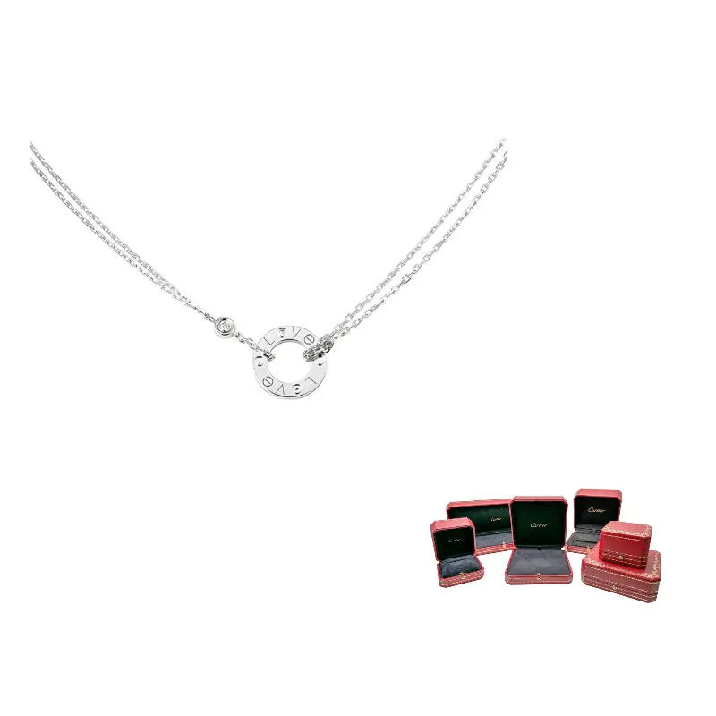 Cartier 18K White Gold ожерелье женское
Cartier 18K White Gold ожерелье женское