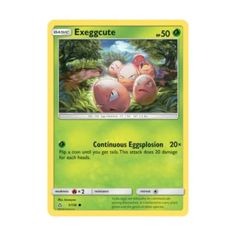 CCG Экзеггют (C) #1, Pokemon - Sun & Moon - Ultra Prism - Singles
CCG Экзеггют (C) #1, Pokemon - Sun & Moon - Ultra Prism - Singles