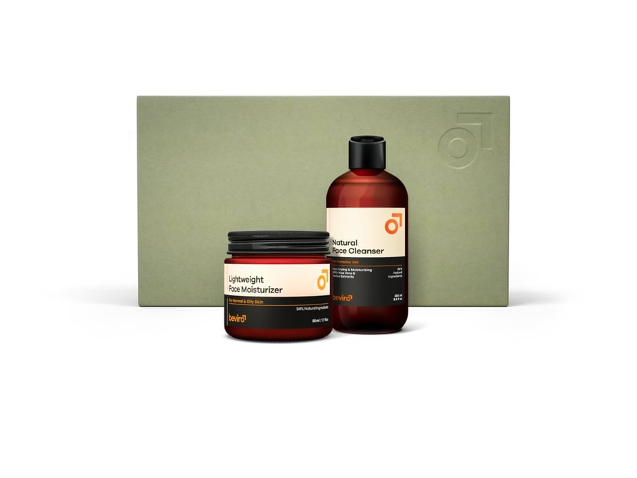 Beviro - Essential skin care kit - Набор для ухода за лицом, нормальной и жирной кожей (гель для умывания и увлажняющий крем)
Beviro - Essential skin care kit - Набор для ухода за лицом, нормальной и жирной кожей (гель для умывания и увлажняющий крем)