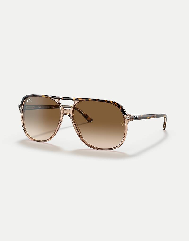 Квадратные солнцезащитные очки Ray-Ban Bill прозрачно-коричневого цвета с коричневыми линзами
Квадратные солнцезащитные очки Ray-Ban Bill прозрачно-коричневого цвета с коричневыми линзами