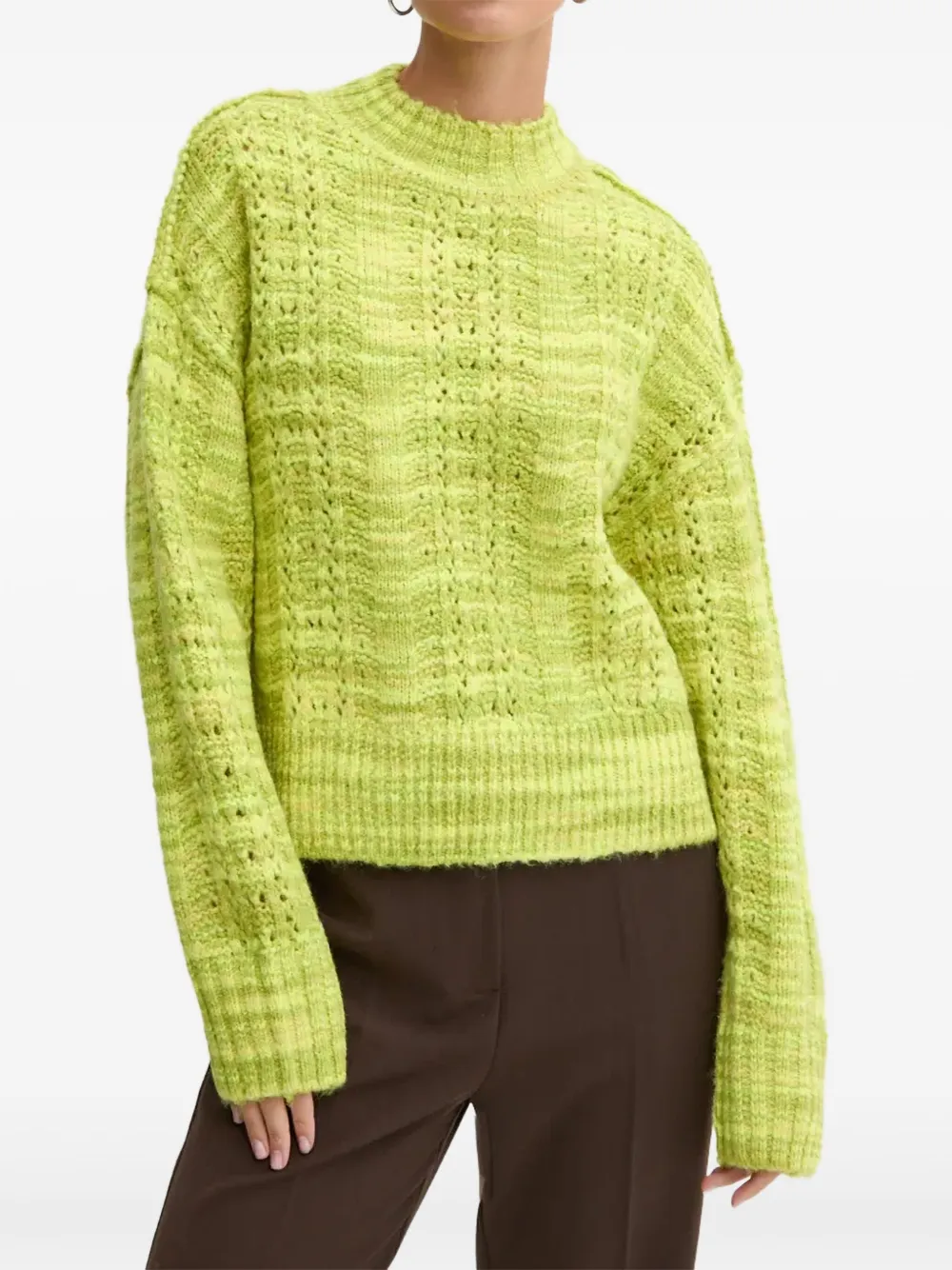 Свитер с воротником-стойкой Hugo, зеленый
Свитер с воротником-стойкой Hugo, зеленый