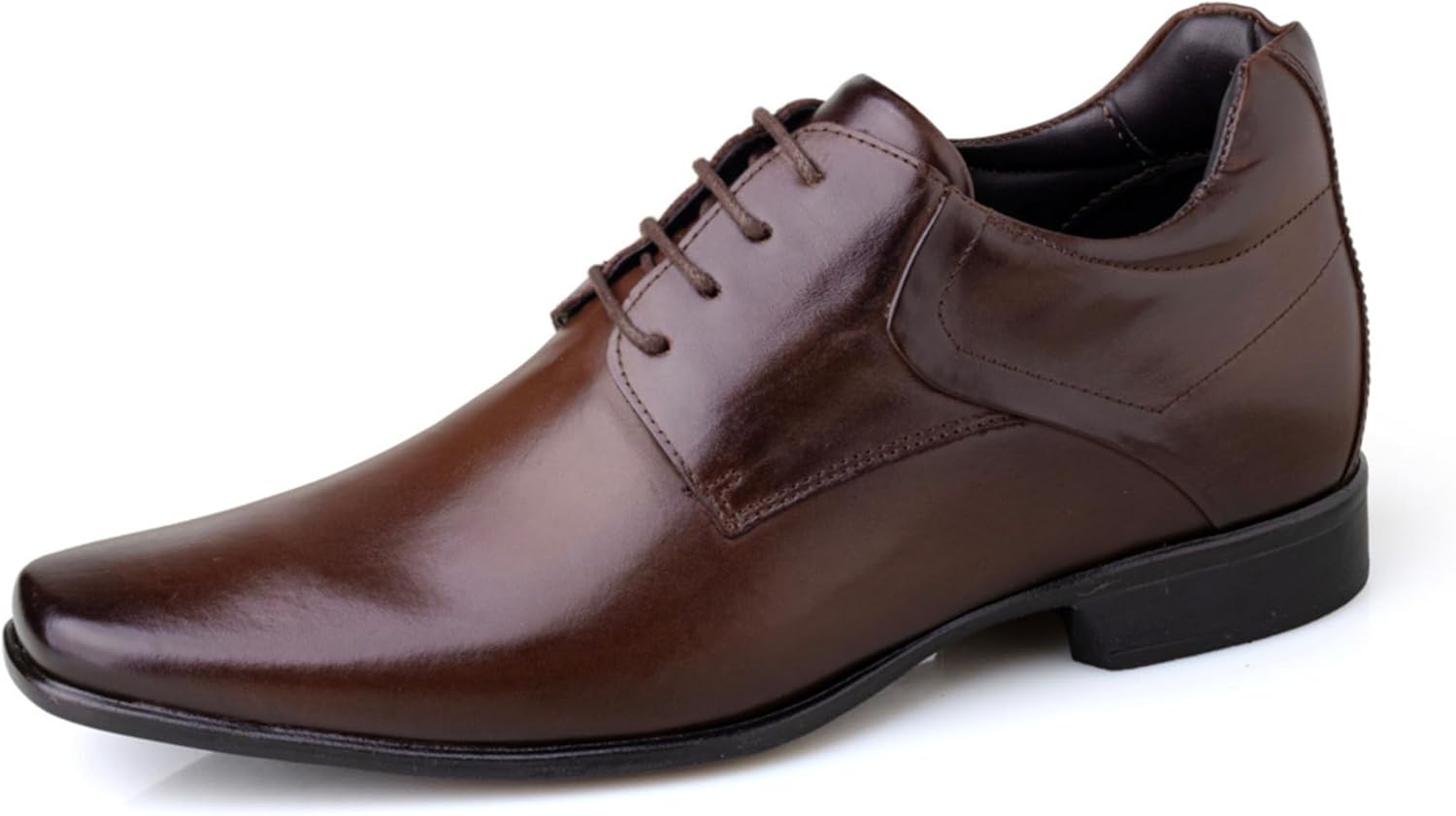 Мужские невидимые подъемные туфли VELZANI - прибавка роста 8 см - натуральная кожа Bassi Oxford - классический формальный стиль, коричневый
Мужские невидимые подъемные туфли VELZANI - прибавка роста 8 см - натуральная кожа Bassi Oxford - классический формальный стиль, коричневый