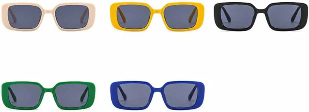 Солнцезащитные очки с защитой UV400 | Маленькая оправа, цветные линзы | Для женщин и мужчин, для занятий спортом на открытом воздухе и вождения DSVIGF, Blue Gray
Солнцезащитные очки с защитой UV400 | Маленькая оправа, цветные линзы | Для женщин и мужчин, для занятий спортом на открытом воздухе и вождения DSVIGF, Blue Gray