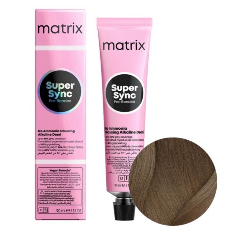 Тонер для волос MATRIX SUPER SYNC 7NA - Средне-русый, натурально-пепельный - 90 мл
Тонер для волос MATRIX SUPER SYNC 7NA - Средне-русый, натурально-пепельный - 90 мл