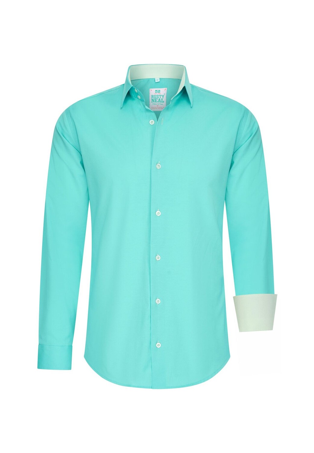 Рубашка с контрастным внутренним воротником RUSTY NEAL, синий
Рубашка с контрастным внутренним воротником RUSTY NEAL, синий