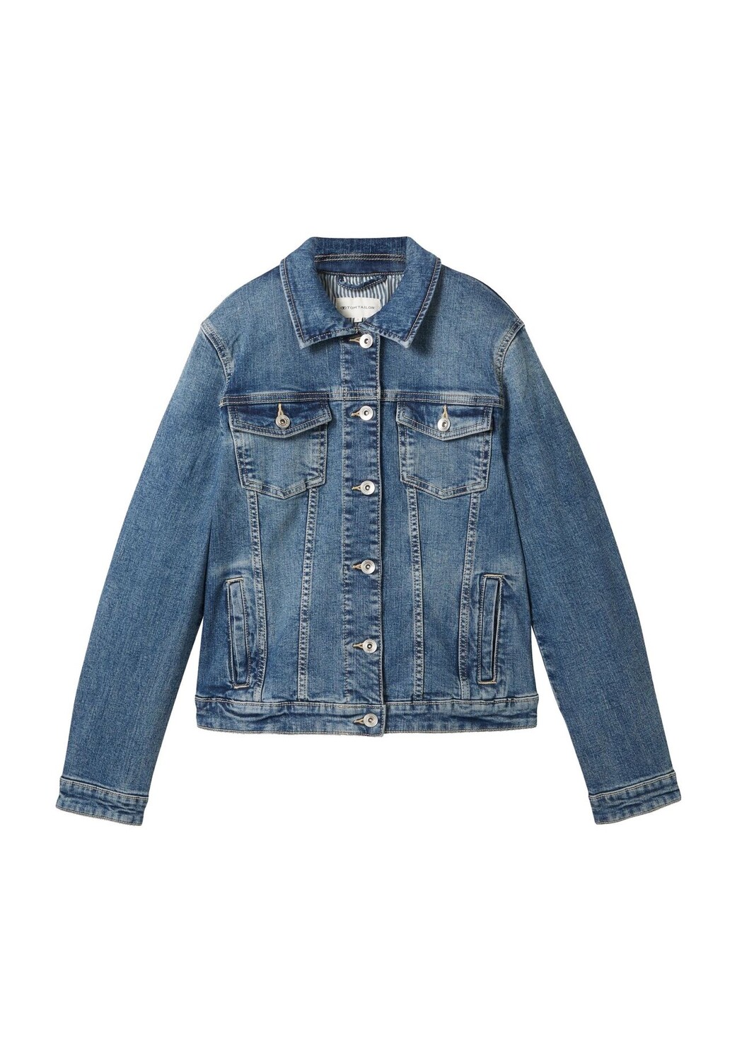 Джинсовая куртка, воротник Кент, нагрудные карманы, женская TOM TAILOR, цвет Used Dark
Джинсовая куртка, воротник Кент, нагрудные карманы, женская TOM TAILOR, цвет Used Dark