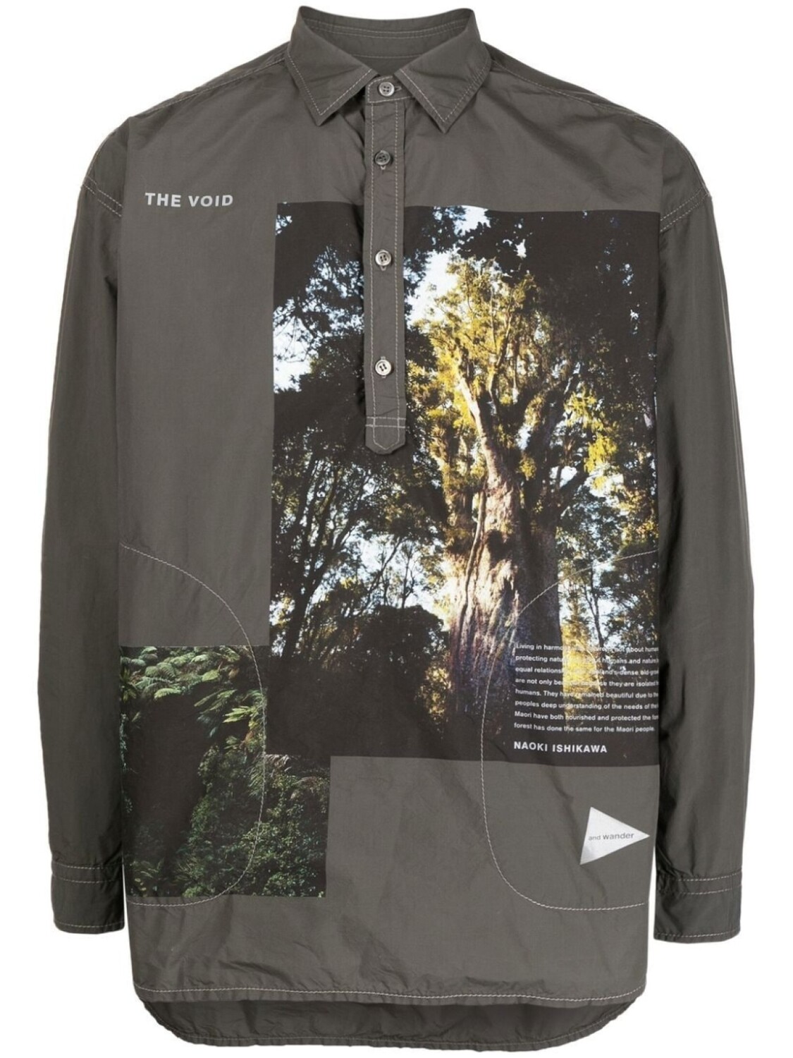 Рубашка Naoki Ishikawa The Void and Wander, серый
Рубашка Naoki Ishikawa The Void and Wander, серый