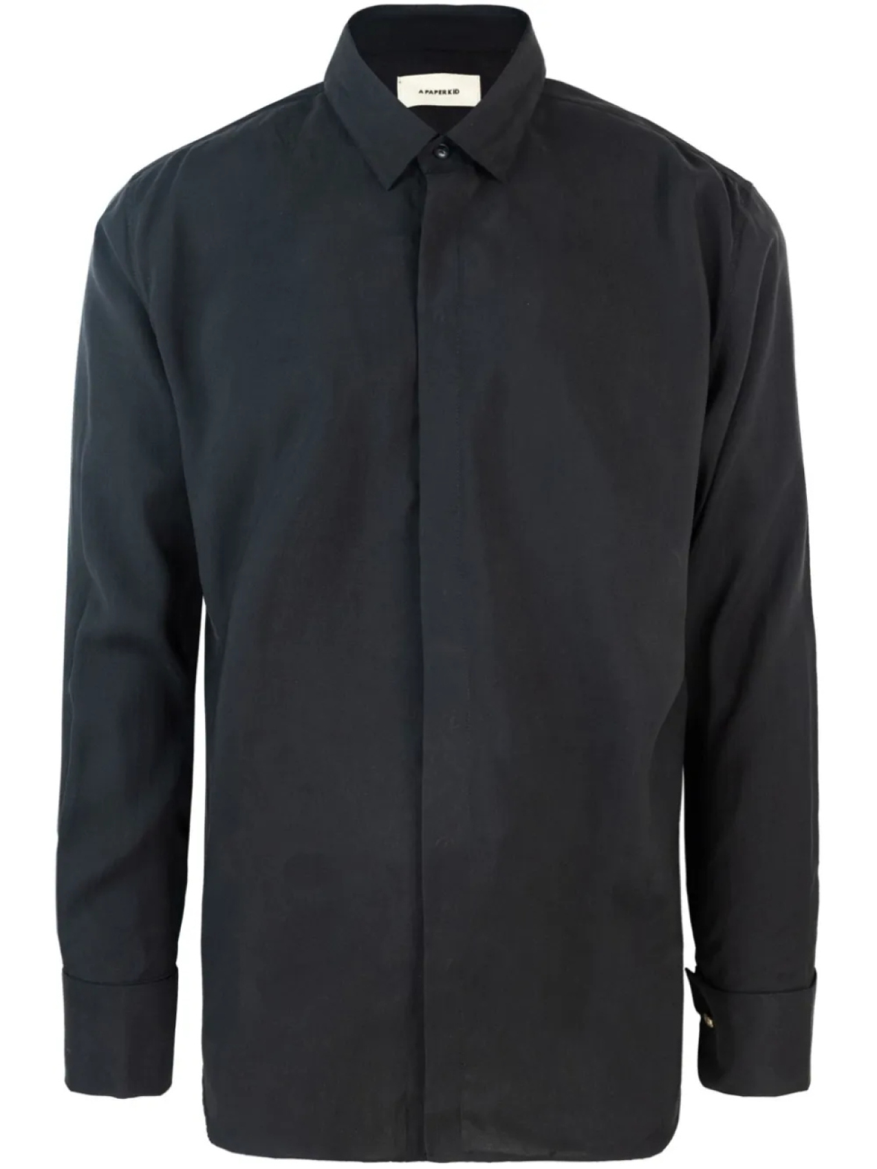 Рубашка на пуговицах Paper Kid A Paper Kid, черный
Рубашка на пуговицах Paper Kid A Paper Kid, черный