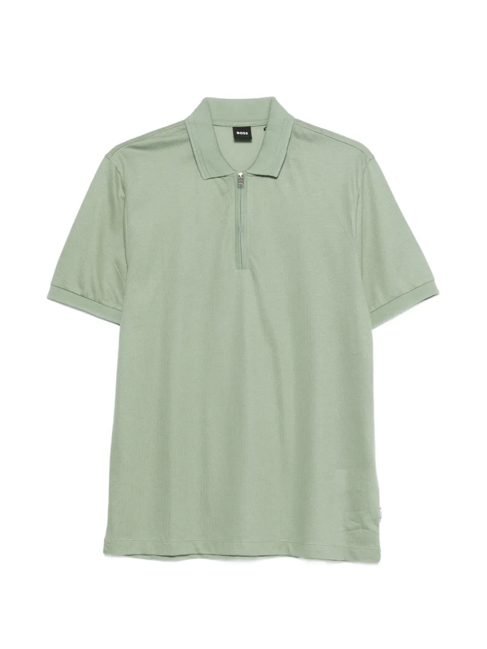 Поло на молнии Boss, зеленый
Поло на молнии Boss, зеленый