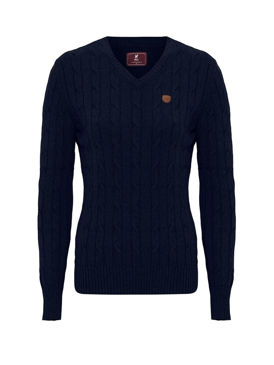 Тонкий вязаный свитер Williot Sweater, темно-синий 
Тонкий вязаный свитер Williot Sweater, темно-синий