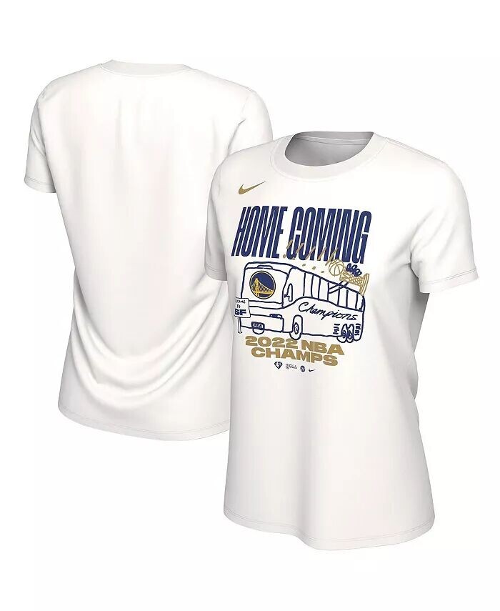 Женская белая футболка Golden State Warriors 2022 Finals NBA Champions Celebration Parade Nike
Женская белая футболка Golden State Warriors 2022 Finals NBA Champions Celebration Parade Nike
