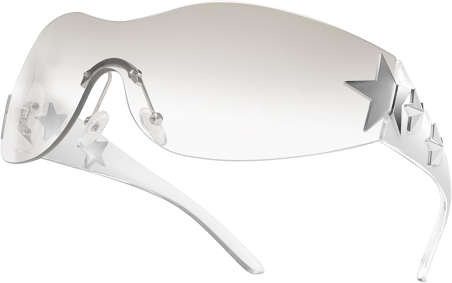 Солнцезащитные очки Dollger Trendy Y2K для женщин и мужчин, без оправы, в стиле Cyber Y2K, модные очки 2000 года, защитные очки-щитки, C:mirror Silver Lens Clear Frame
Солнцезащитные очки Dollger Trendy Y2K для женщин и мужчин, без оправы, в стиле Cyber Y2K, модные очки 2000 года, защитные очки-щитки, C:mirror Silver Lens Clear Frame