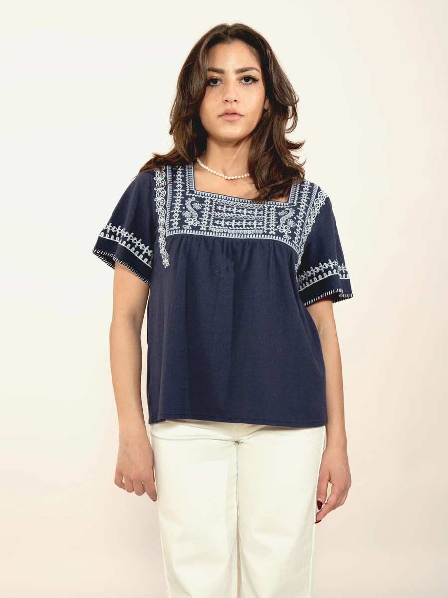 Рубашка Odd Molly The Earth, светло-синий/темно-синий
Рубашка Odd Molly The Earth, светло-синий/темно-синий