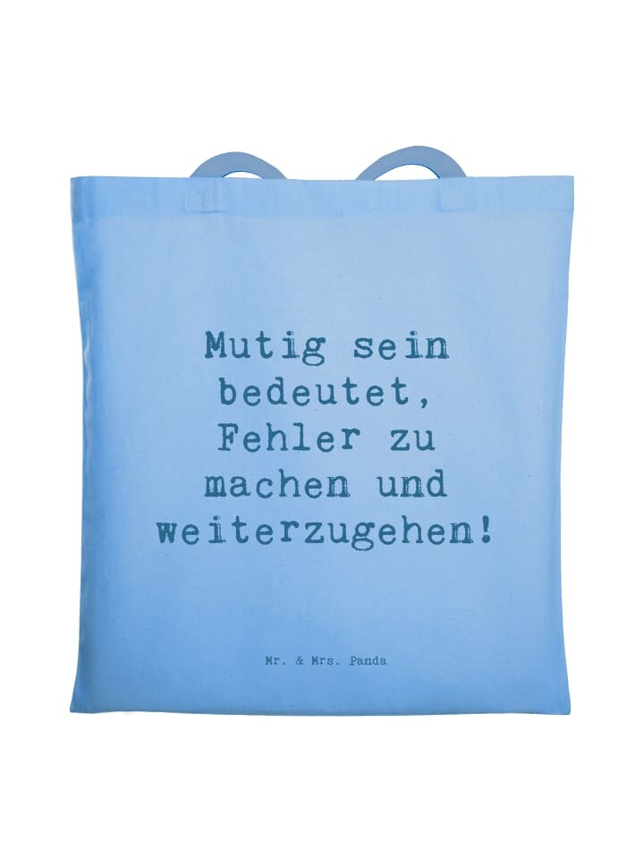 Сумка Mr. & Mrs. Panda Tragetasche Spruch Fehler machen Lernen mit Spruch, небесно-синий
Сумка Mr. & Mrs. Panda Tragetasche Spruch Fehler machen Lernen mit Spruch, небесно-синий