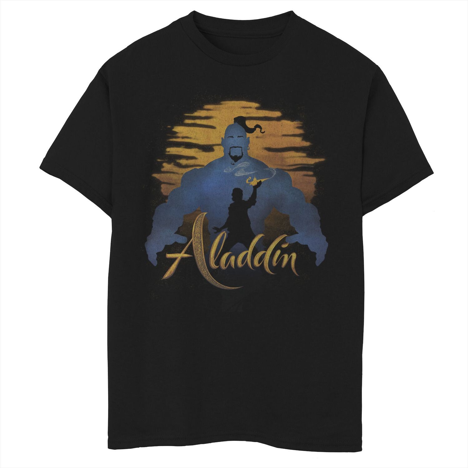 Футболка с изображением силуэта «Джинн и Аладдин на закате» Disney's Aladdin для мальчиков 8–20 лет Disney
Футболка с изображением силуэта «Джинн и Аладдин на закате» Disney's Aladdin для мальчиков 8–20 лет Disney