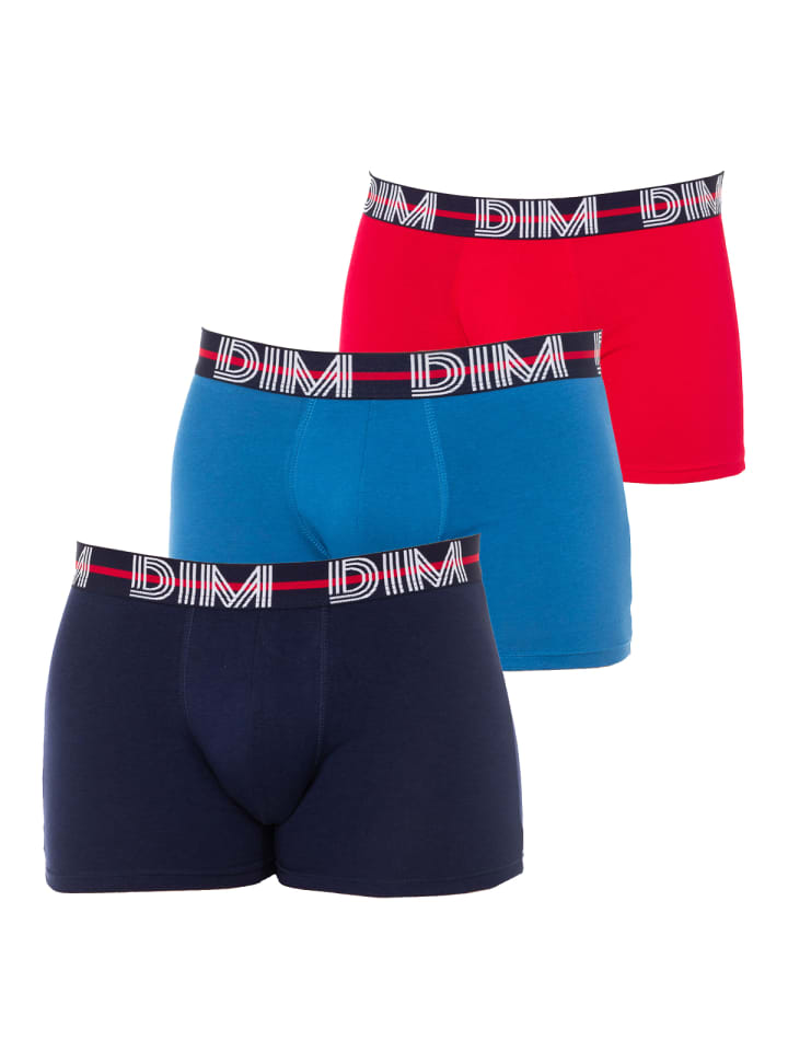 DIM Комплект из 3 штук: боксерские трусы разных цветов
DIM Комплект из 3 штук: боксерские трусы разных цветов
