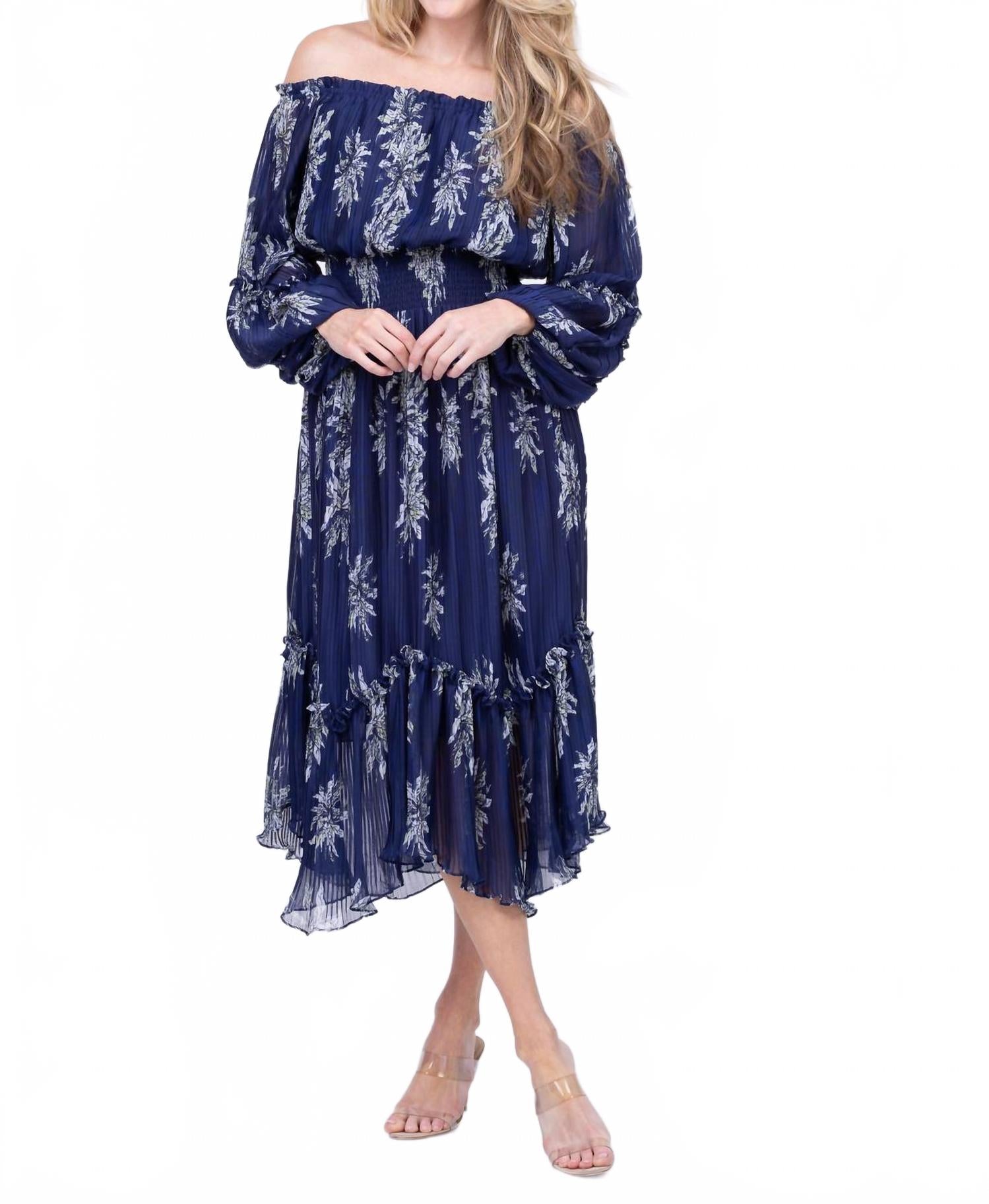 Alyce Платье миди в синий цветочек Ramy Brook
Alyce Платье миди в синий цветочек Ramy Brook