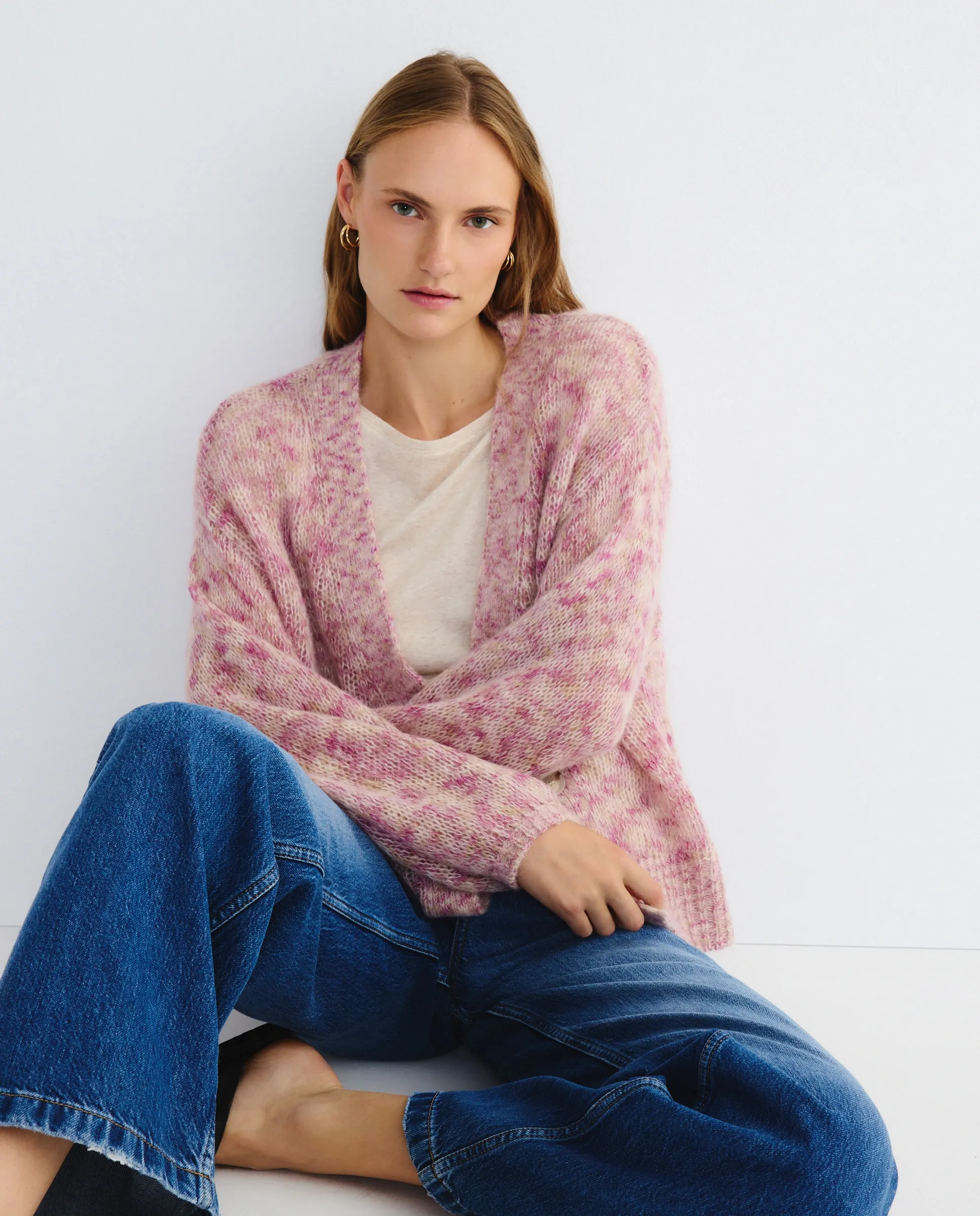 Длинный разноцветный кардиган Boss Orange, многоцветный
Длинный разноцветный кардиган Boss Orange, многоцветный