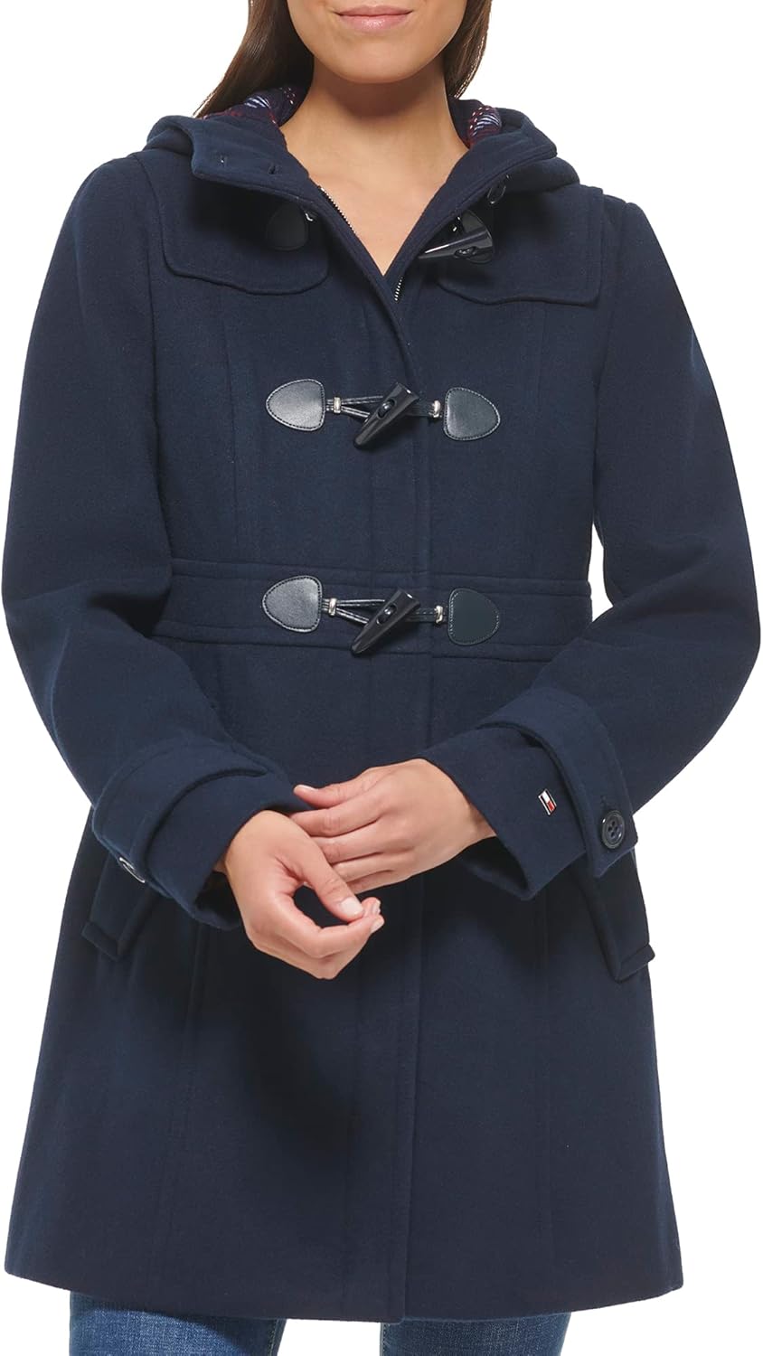 Женская мягкая куртка-бушлат Tommy Hilfiger Luxe с капюшоном, Navy
Женская мягкая куртка-бушлат Tommy Hilfiger Luxe с капюшоном, Navy