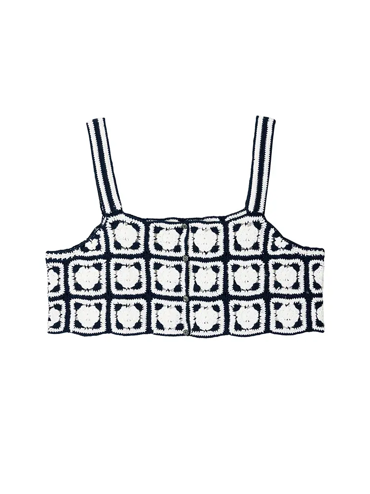 Жилет укороченный MSlan вязаный, темно-синий
Жилет укороченный MSlan вязаный, темно-синий