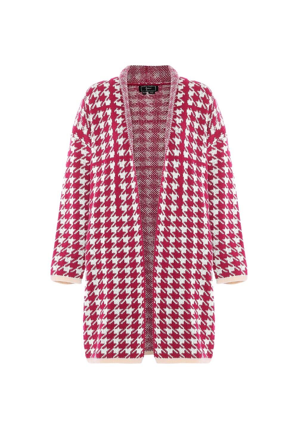 Вязаный кардиган Faina, малина
Вязаный кардиган Faina, малина