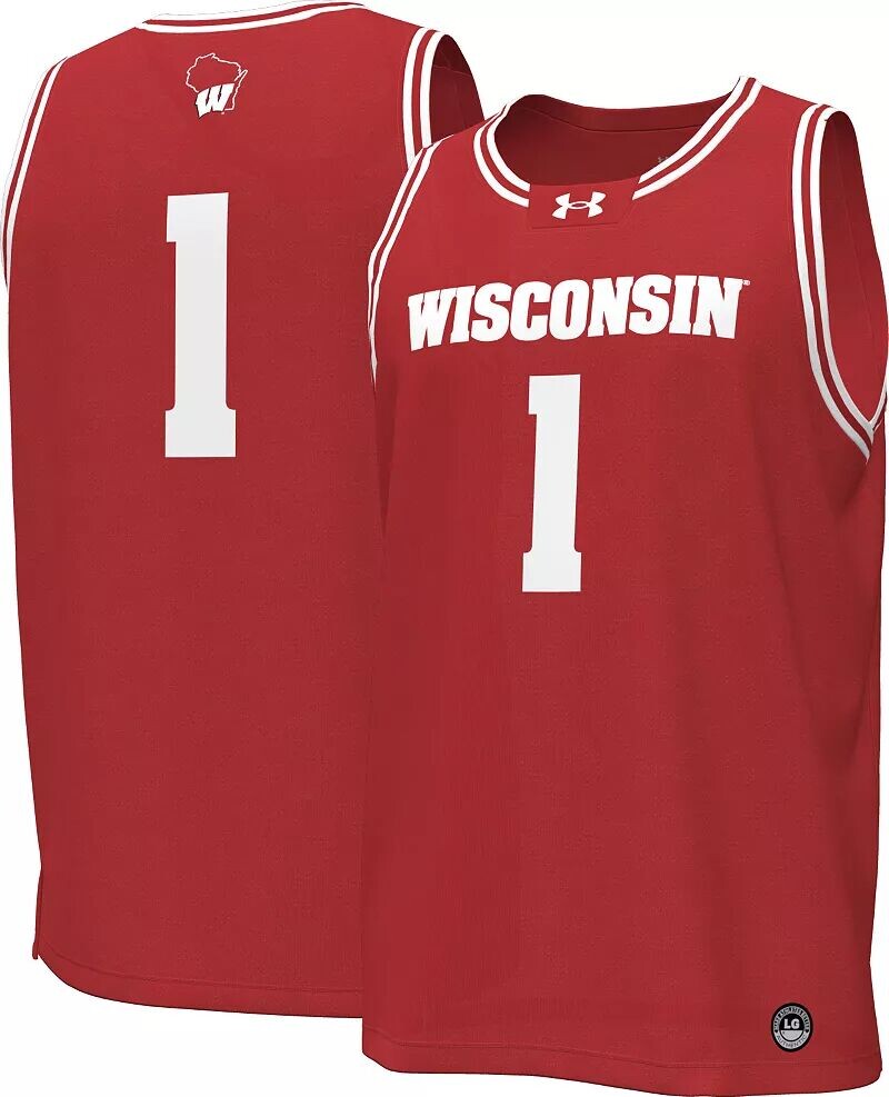 Мужская красная баскетбольная майка Under Armour Wisconsin Badgers #1, Красный, Мужская красная баскетбольная майка Under Armour Wisconsin Badgers #1
Мужская красная баскетбольная майка Under Armour Wisconsin Badgers #1, Красный, Мужская красная баскетбольная майка Under Armour Wisconsin Badgers #1