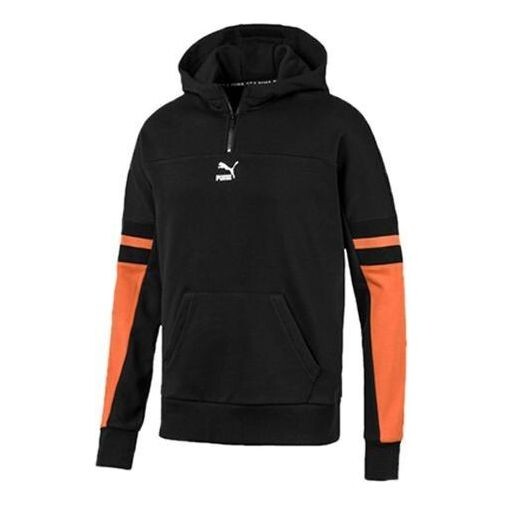 Толстовка colorblocked half zip hoodie 'black orange white' Puma, черный
Толстовка colorblocked half zip hoodie 'black orange white' Puma, черный