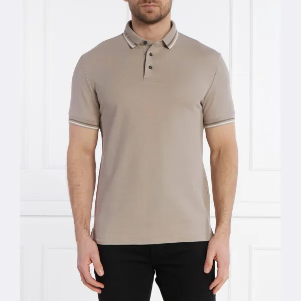 Рубашка поло стандартного кроя Emporio Armani, бежевый
Рубашка поло стандартного кроя Emporio Armani, бежевый