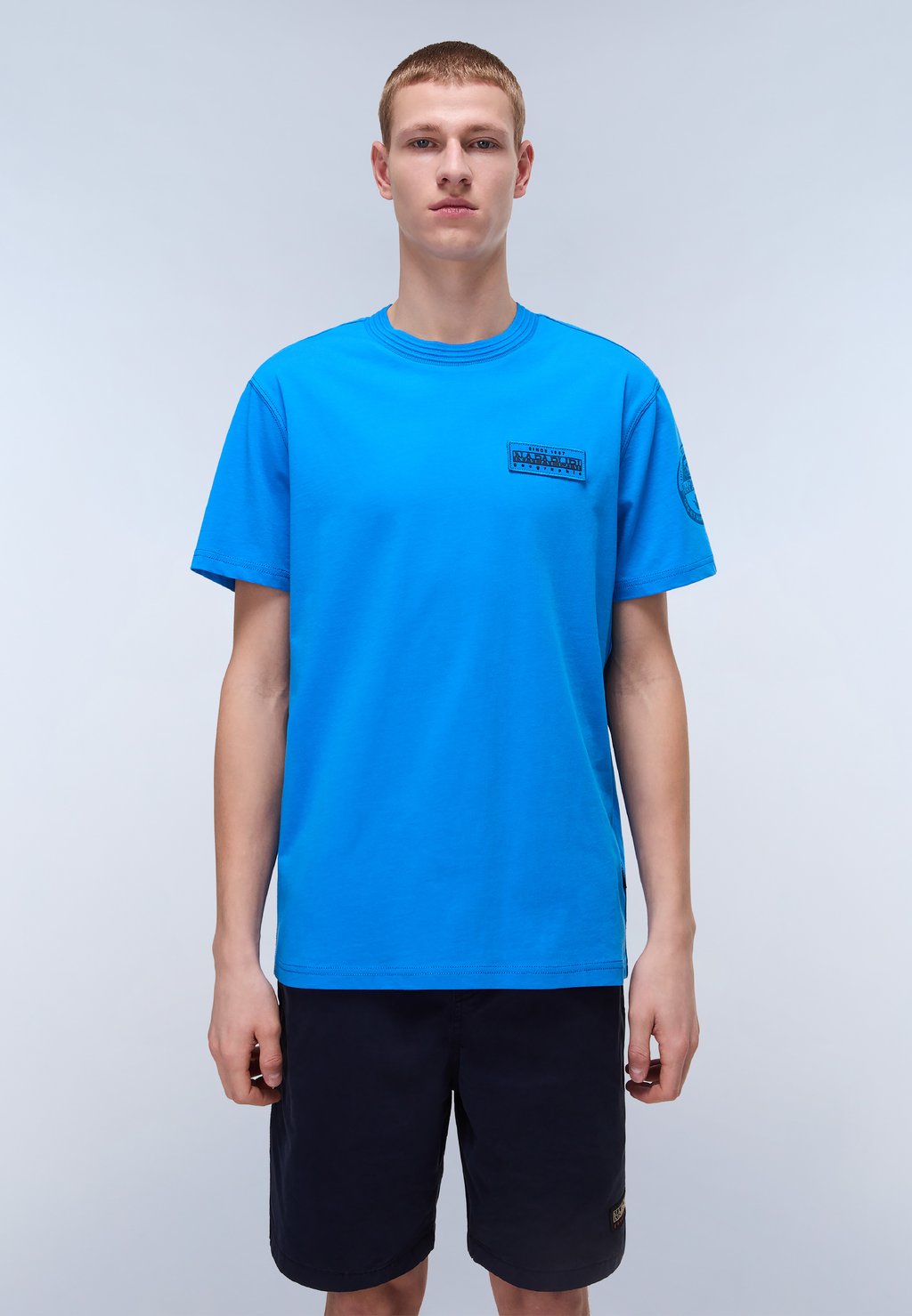 Футболка с принтом S-AMUNDSEN Napapijri, темно-синий 
Футболка с принтом S-AMUNDSEN Napapijri, темно-синий