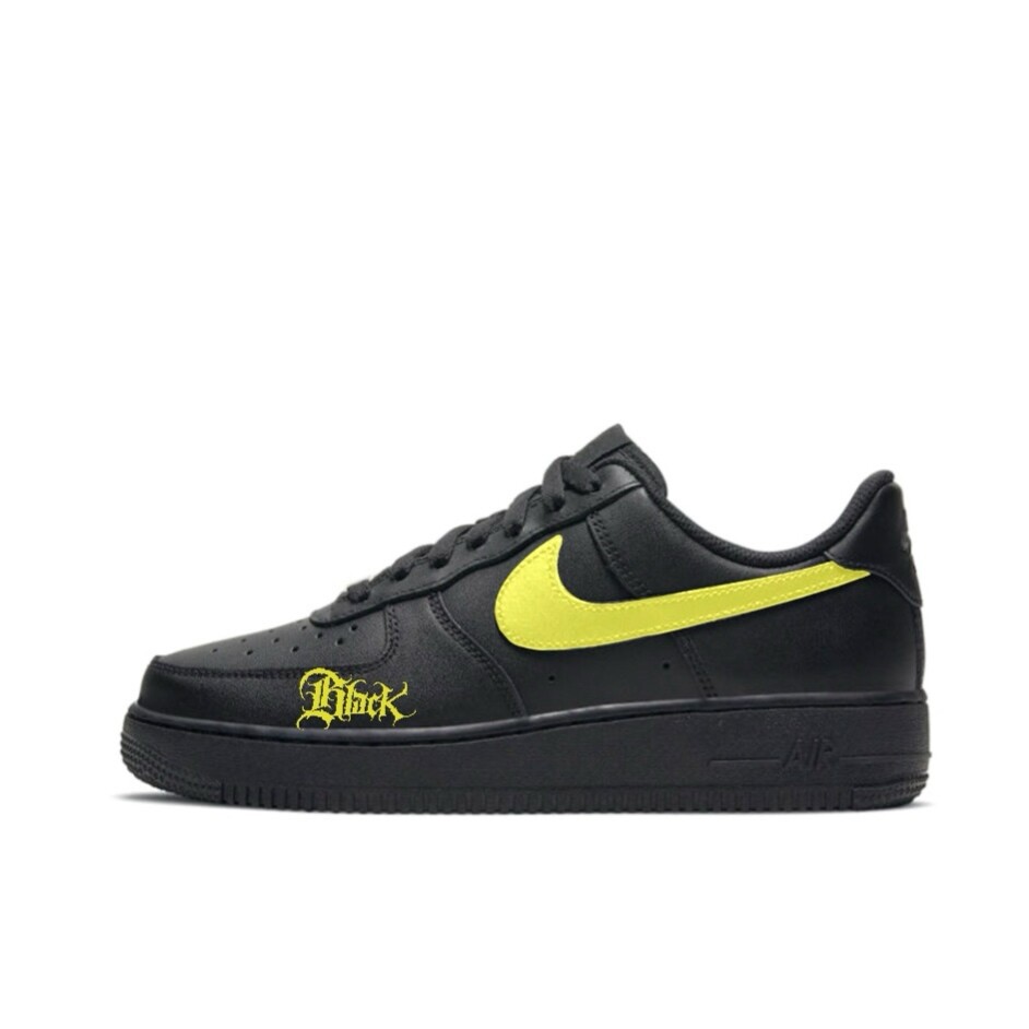 Кроссовки Nike Air Force 1 Skateboarding Shoes Unisex Low-top Black/Yellow, черный
Кроссовки Nike Air Force 1 Skateboarding Shoes Unisex Low-top Black/Yellow, черный