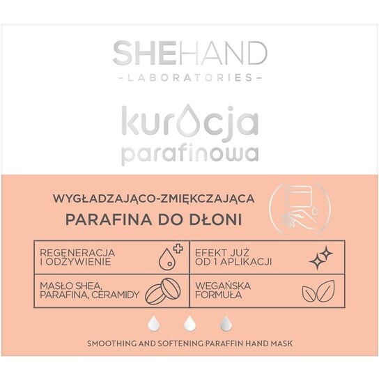 Разглаживающий и смягчающий парафиновый уход для рук, 80 г SheHand
Разглаживающий и смягчающий парафиновый уход для рук, 80 г SheHand