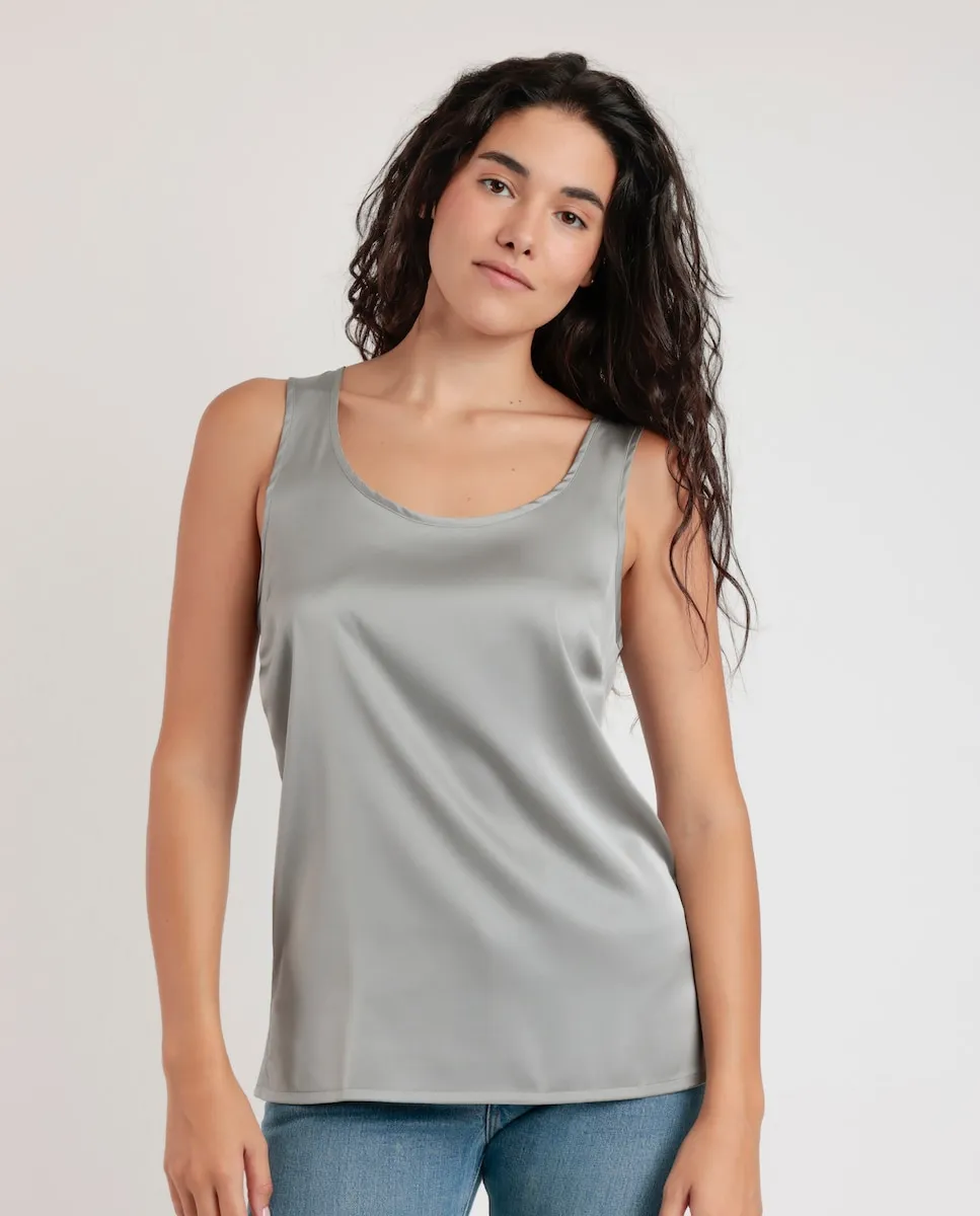 Женская атласная майка Admas, светло-серый
Женская атласная майка Admas, светло-серый