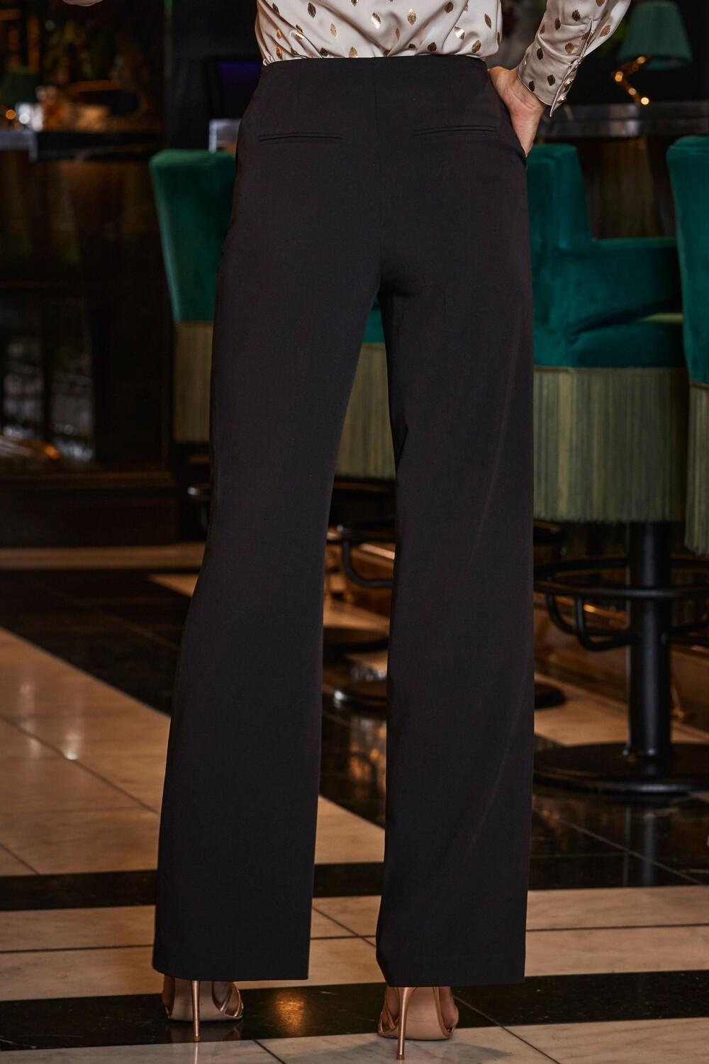 Широкие брюки с люверсами Sosandar, черный
Широкие брюки с люверсами Sosandar, черный