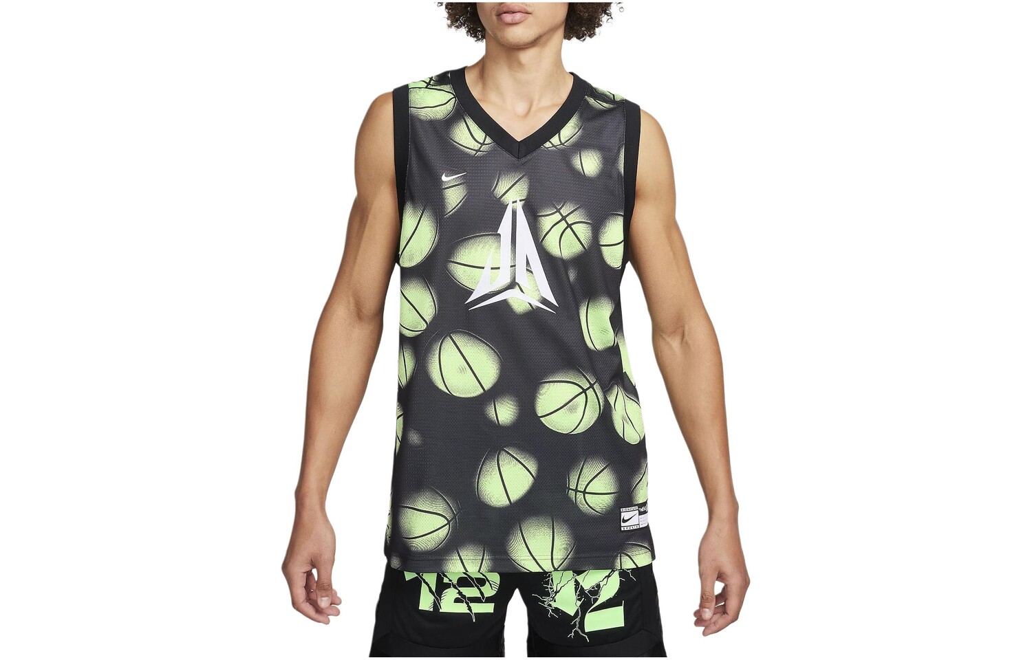 Баскетбольная майка мужская лаймово-серая Nike, серый
Баскетбольная майка мужская лаймово-серая Nike, серый