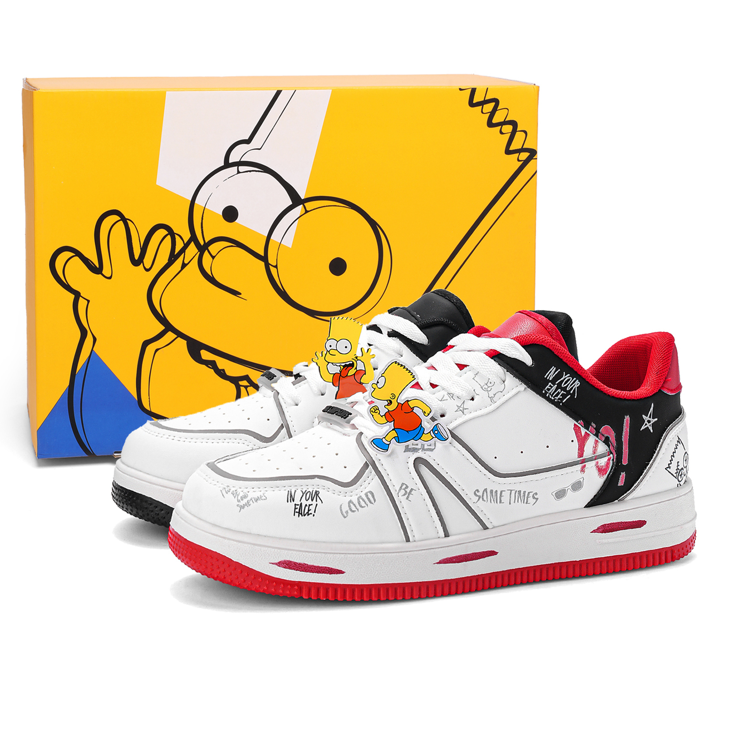 The Simpsons Кроссовки для скейтбординга унисекс низкие разноцветные бело-красные бело-черные улучшенные разноцветные, цвет Upgraded Mismatched
The Simpsons Кроссовки для скейтбординга унисекс низкие разноцветные бело-красные бело-черные улучшенные разноцветные, цвет Upgraded Mismatched