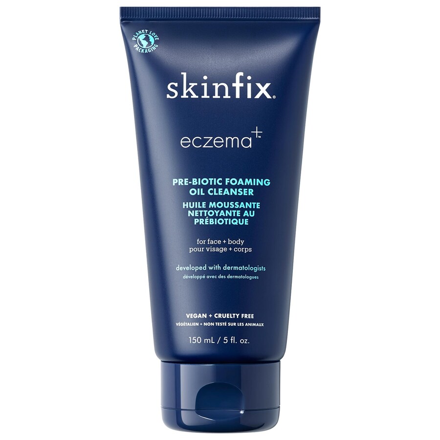 Пенящееся очищающее масло Eczema+ Pre-Biotic Skinfix, 5 oz /150 ml
Пенящееся очищающее масло Eczema+ Pre-Biotic Skinfix, 5 oz /150 ml