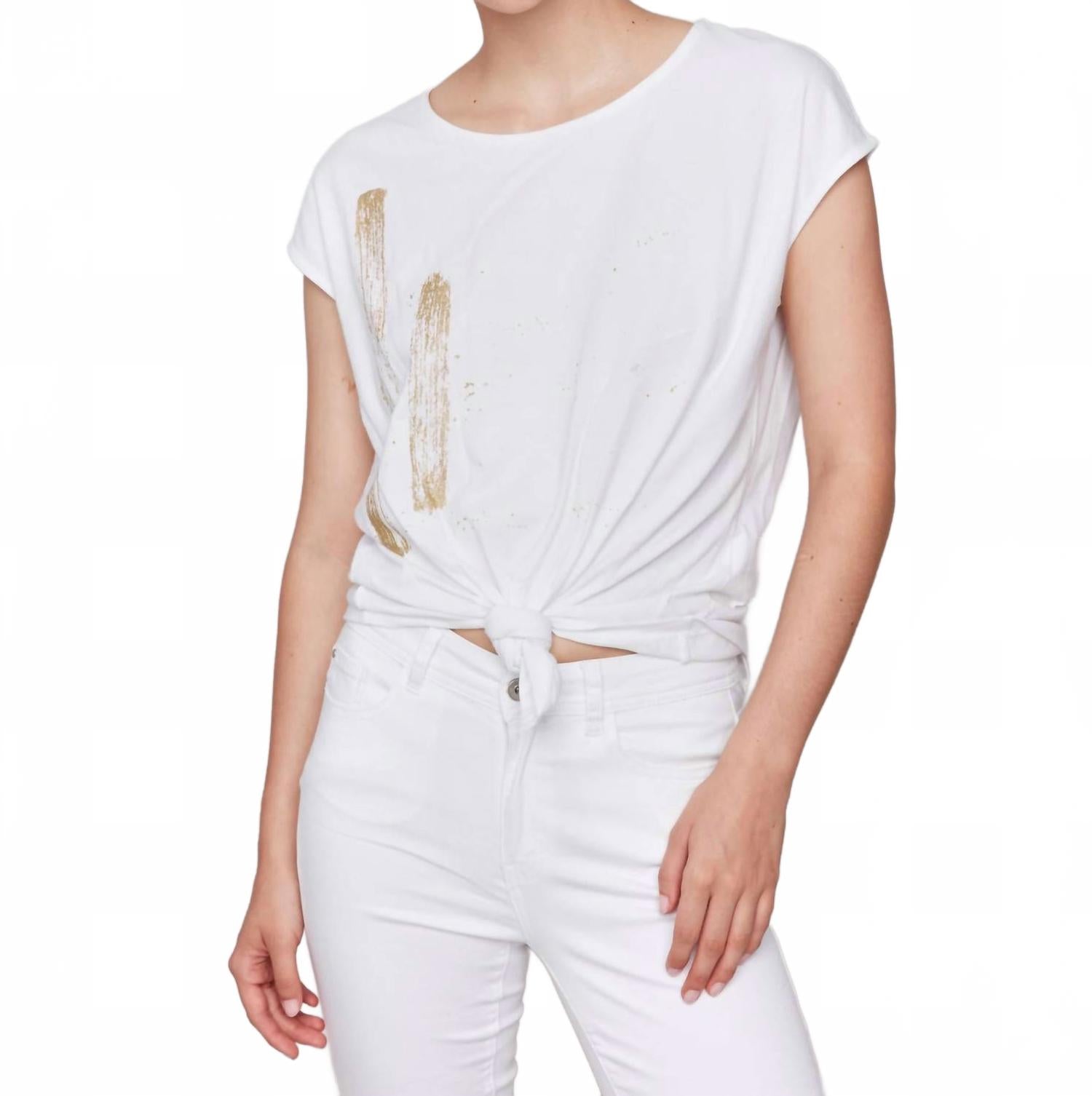 Топ с каплевидными рукавами в металлическом оттенке CHARLIE B, металлик
Топ с каплевидными рукавами в металлическом оттенке CHARLIE B, металлик