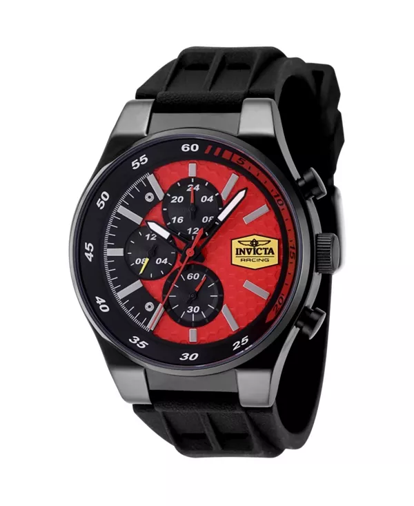 Мужские гоночные кварцевые часы-хронограф Invicta 48877 с красным циферблатом Invicta, black
Мужские гоночные кварцевые часы-хронограф Invicta 48877 с красным циферблатом Invicta, black